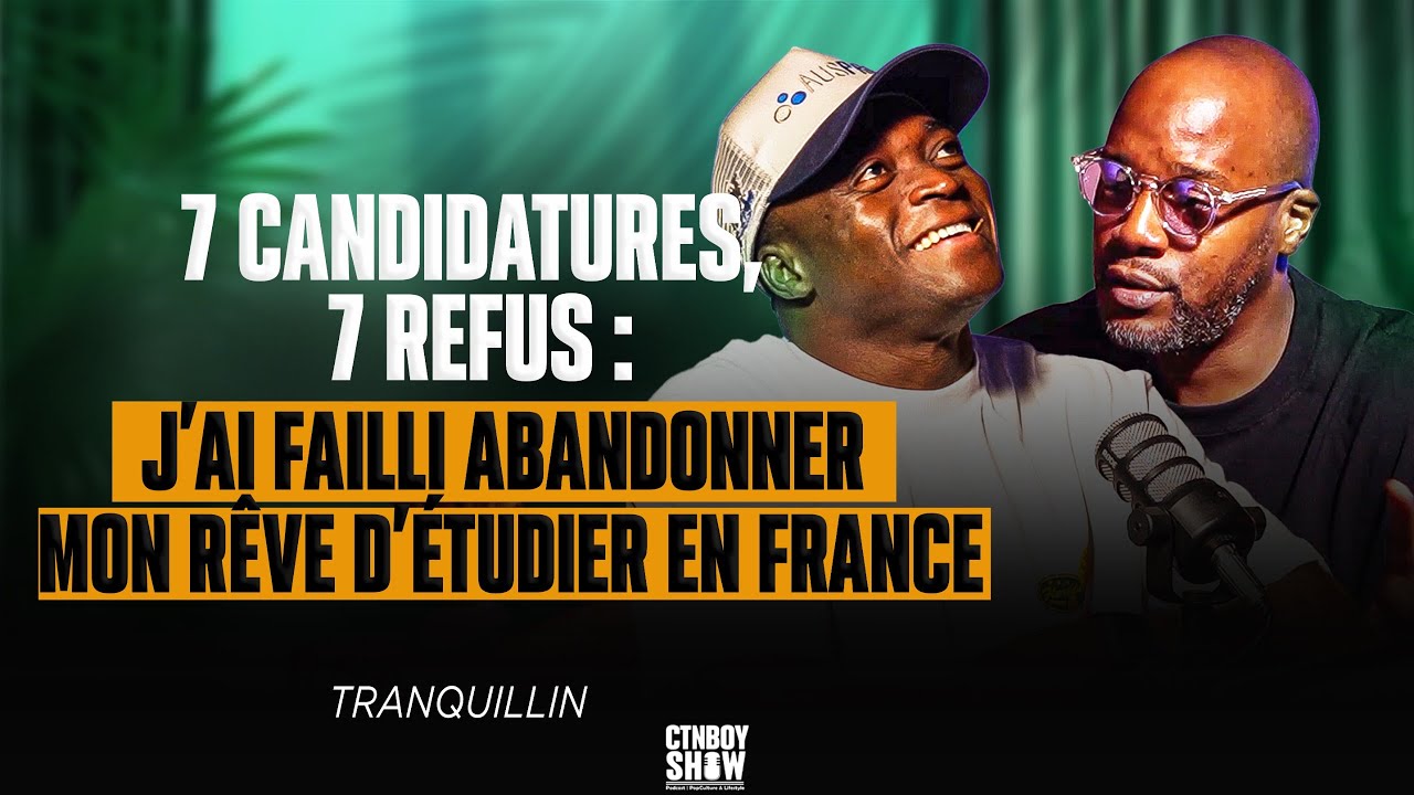 TRANQUILLIN: Derrière le sourire, éducation, hustle, deuils, business, réussites