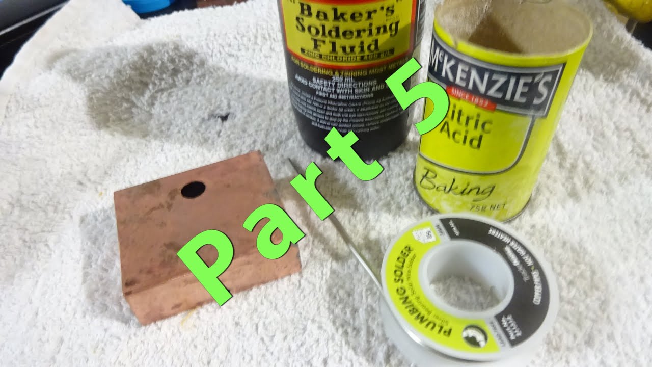 KENNETH WELLS  SCHOOLS  Steam Engine PART 5 soldering