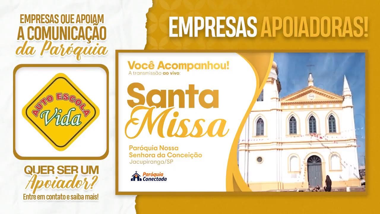 Santa Missa ao Vivo | Festa da Apresentação do Senhor - 02.02.2026