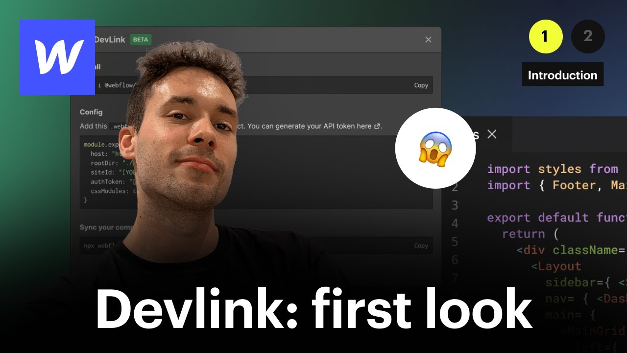 Exploring Webflow’s Devlink with Finsweet CTO part 1