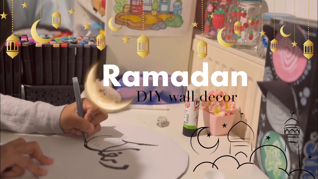 DIY Ramadan Wall Decor 2026l Decoration, Ramadan, DIY, Crafts l Ramadan decoration⭐