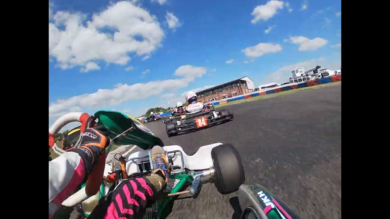 Super 1 finale in rotax junior at clay pigeon went from 19th to 12th