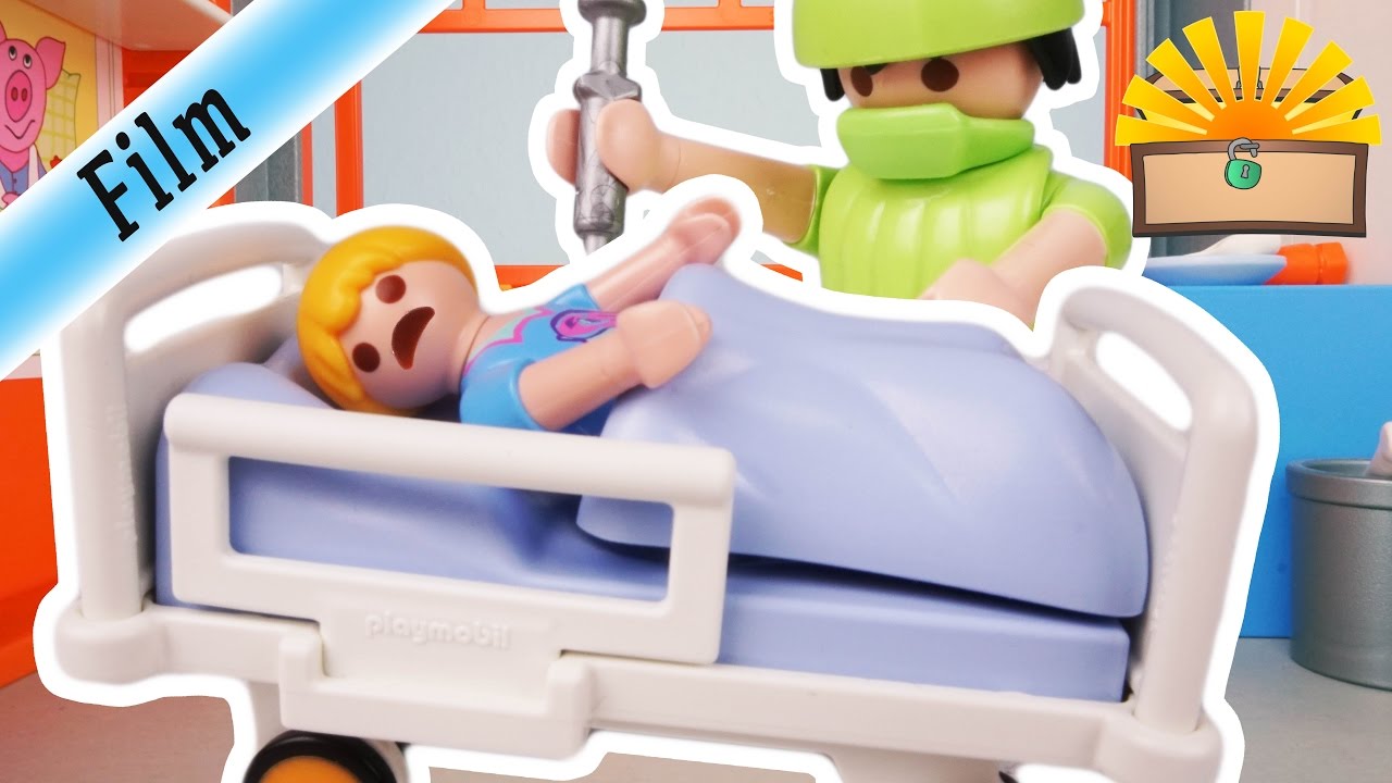 SCHLIMME UNTERSUCHUNG in KINDERKLINIK - FAMILIE Bergmann 106 - Playmobil Film deutsch Geschichte