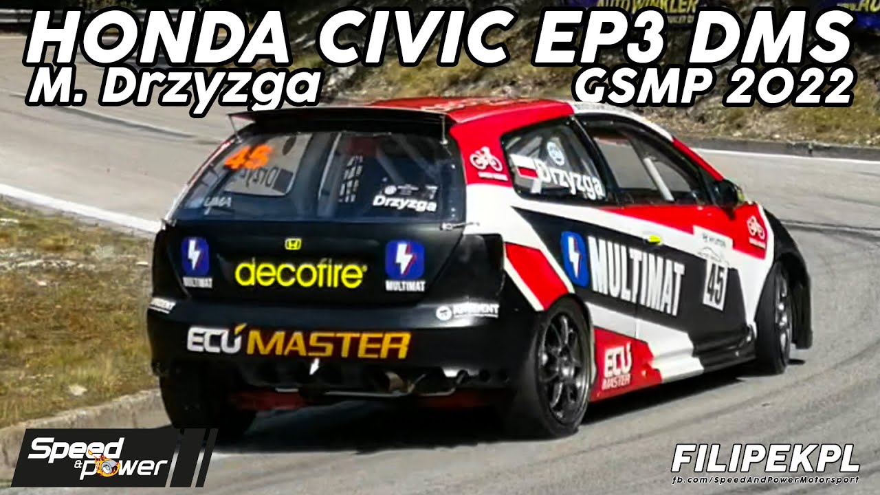 🔥PURE SOUND HONDA CIVIC EP3 DMS HILLCLIMB! M. Drzyzga (GSMP 2022) | Action by Speed & Power