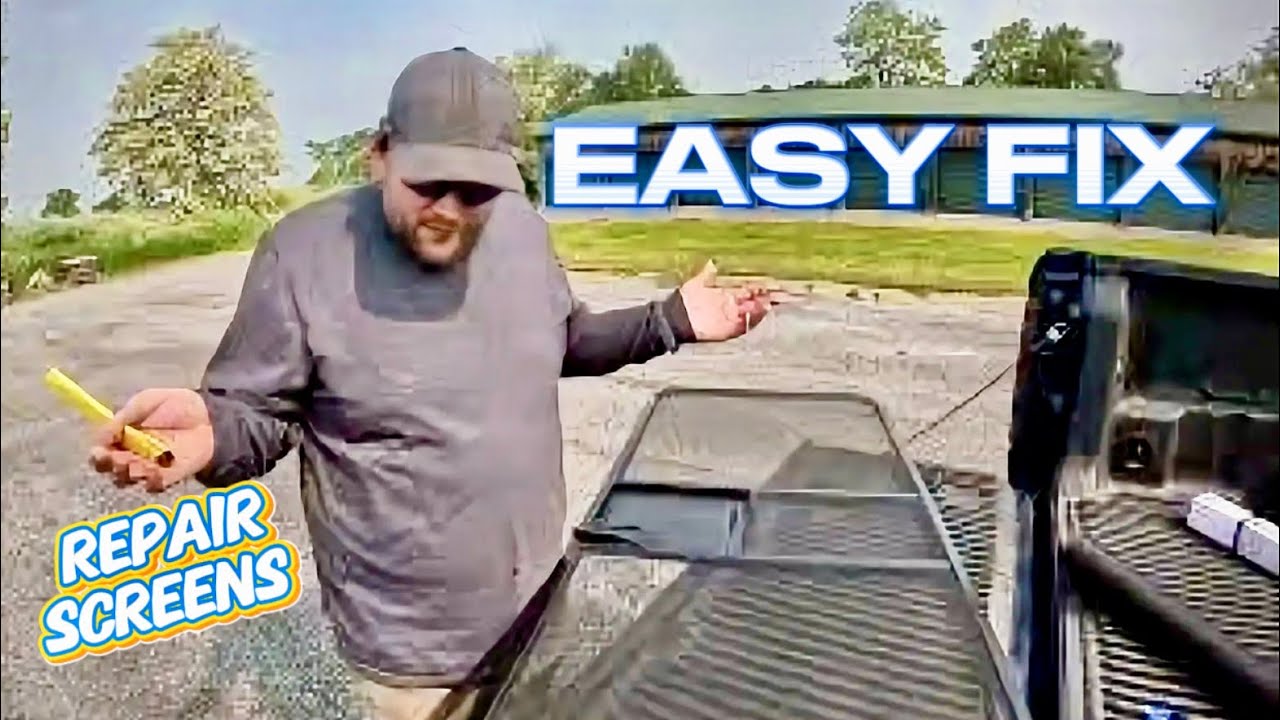RV Repair: How To Easily Fix A Torn Screen Fast And Cheap