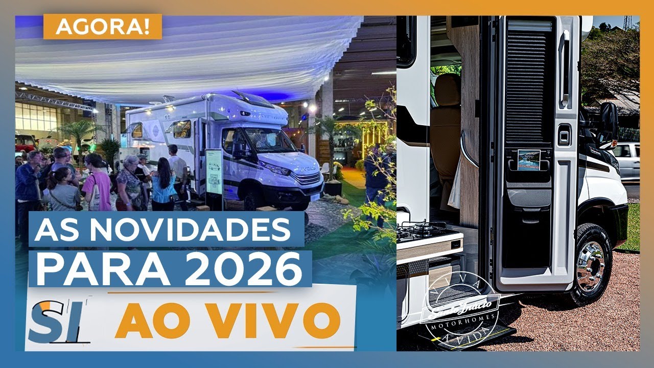 Os lançamentos de motorhome Santo Inácio 2026 e as novidades para 2026
