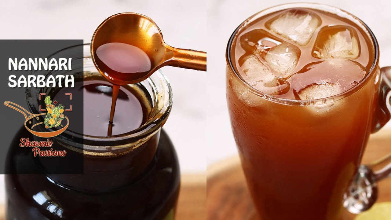 Nannari Sarbath Recipe | Nannari Syrup Recipe