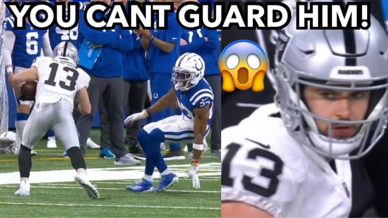 Hunter Renfrow vs Kenny Moore (WR vs CB) SLOT MATCHUP! Raiders vs Colts week 17 highlights