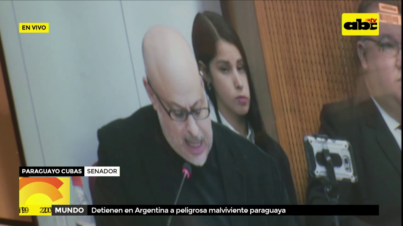 Intervención del senado Paraguayo Cubas