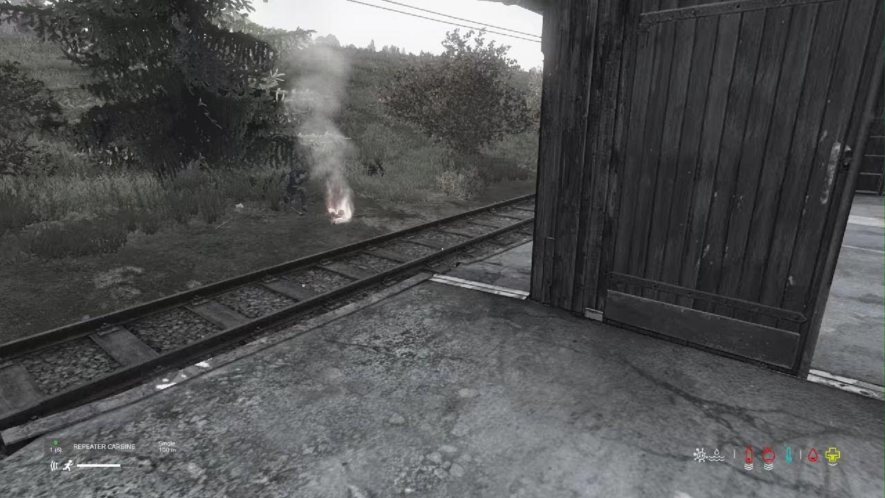 Day Z Bad place to start a cooking  fire PS5