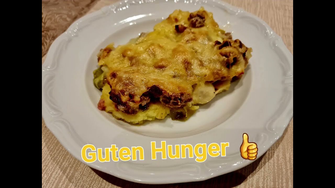 Hackfleisch - Porree - Kartoffel Auflauf 