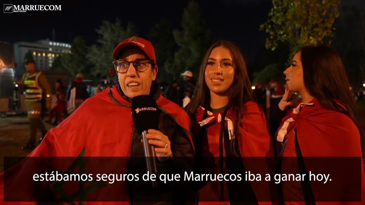 Celebraciones en Marruecos tras su pase a la final de la CAN