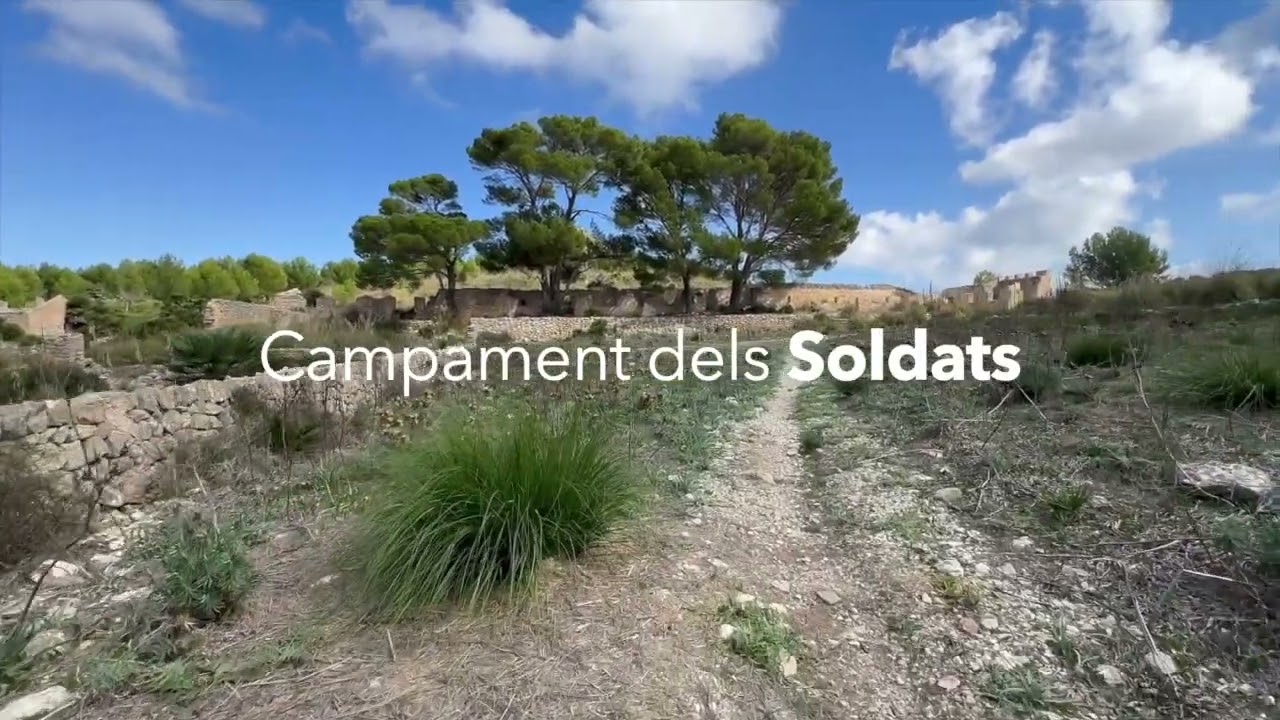 GR 222 auf Mallorca - wir wandern im Parc Natural de Llevant - Lost Place - Campament dels Soldats