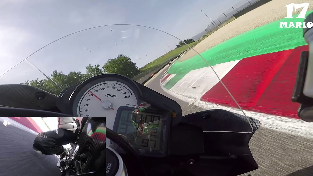 APRILIA TUONO V4 MUGELLO BEST LAP 2.10