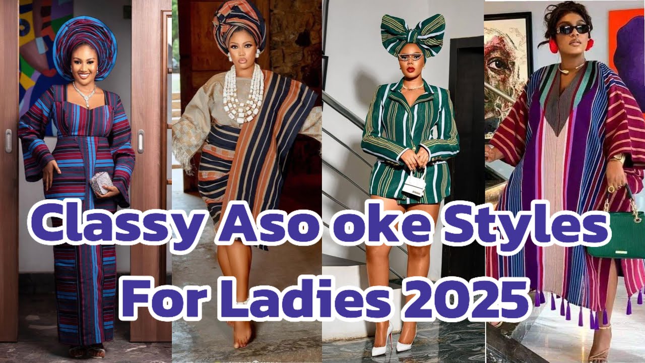 Classy Aso oke Styles For Ladies 2025