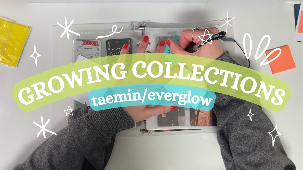 expanding 2 photocard collections ✰ taemin, everglow