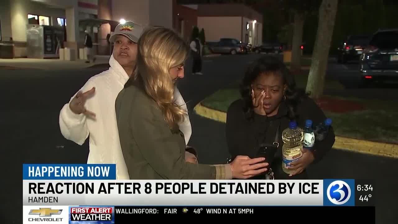 VIDEO: Reactions to ICE raid in Hamden continue
