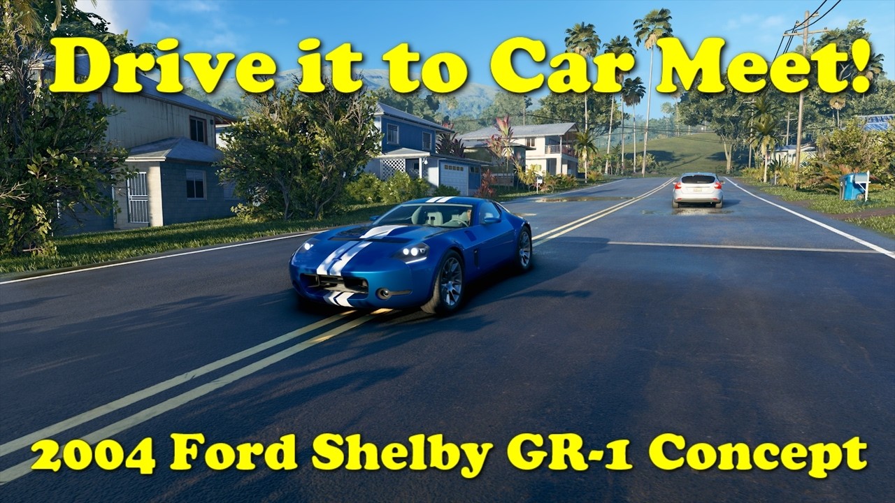Drive it to Car Meet! 2004 Ford Shelby GR-1 Concept