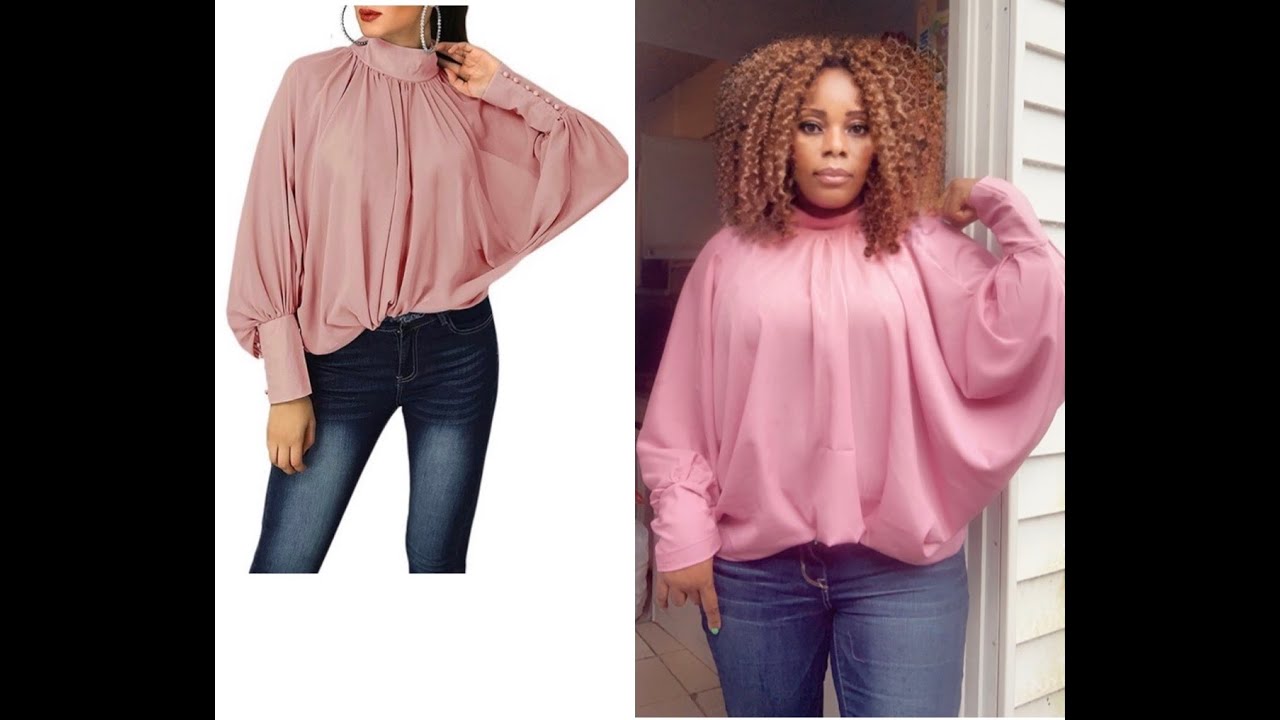 HOW TO MAKE A STYLISH DOLMAN SLEEVE BLOUSE| Beginner friendly|DIY