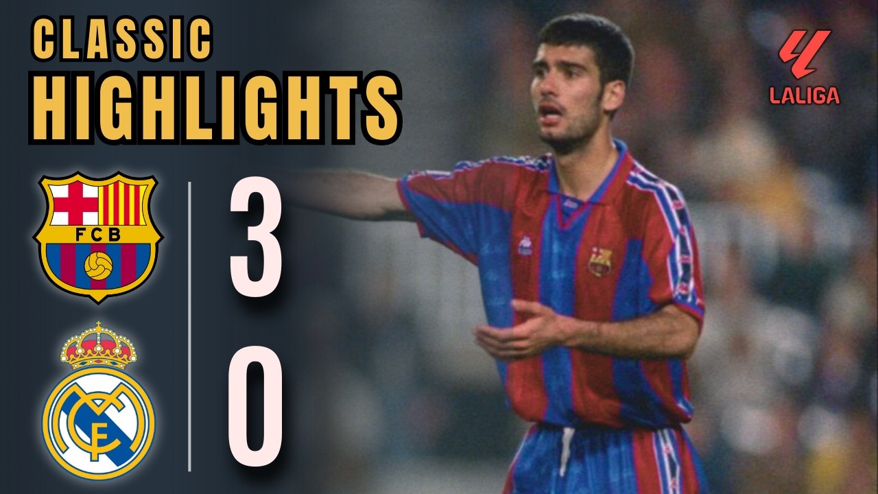 Barcelona vs. Real Madrid | 1995/96 La Liga | The Night Barça Ruled El Clásico