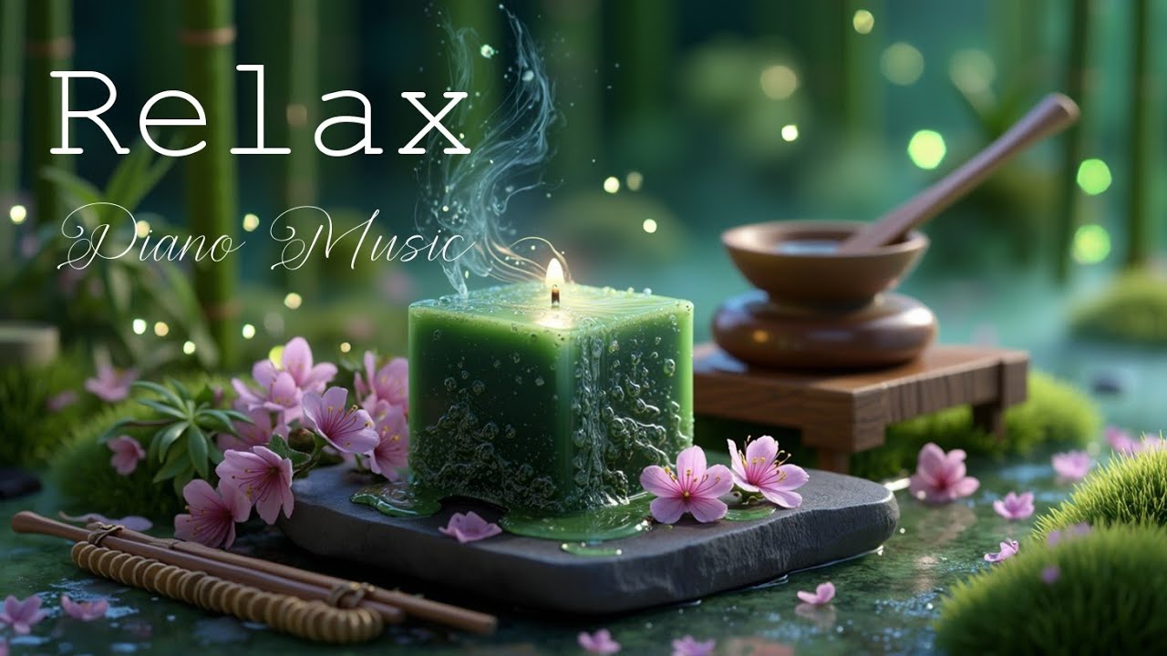 Расслабляющее спа-пианино 🌿 Целебная музыка для сна ~ Глубокая релаксация и снятие стресса
