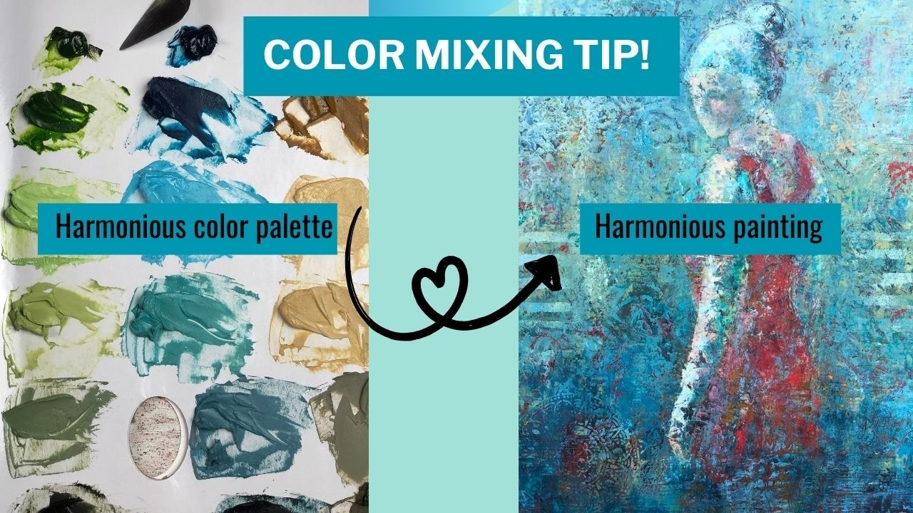 Stop using too many colors in one painting! Try this 3-Color mixing method and you'll be surprised!