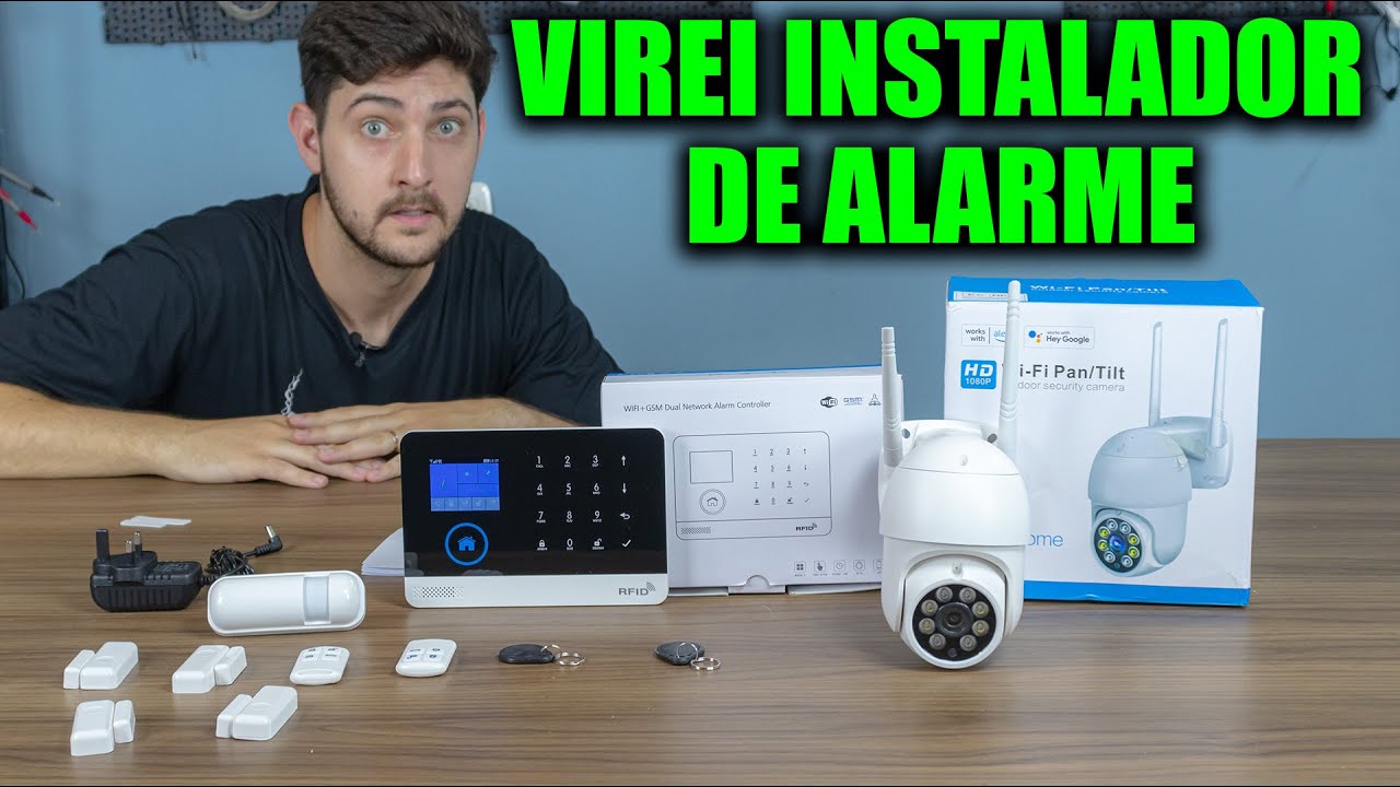 ACHEI UM SISTEMA DE ALARME COMPLETO POR 500 REAIS DA CHINA, FUNCIONA MESMO?