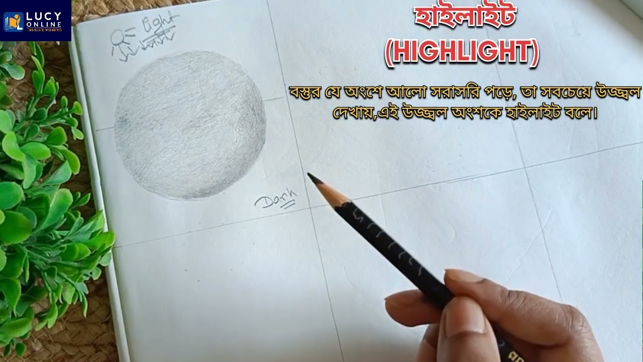 Lucy Online|| Basic Drawing Class || How to Draw Geometric Shapes and Shading (light and Shadow) ||