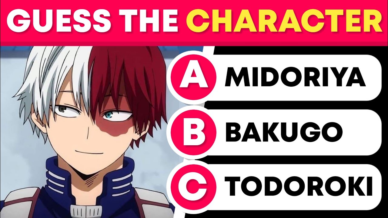 Can You Guess The My Hero Akademia Character❓ Anime Quiz 💢