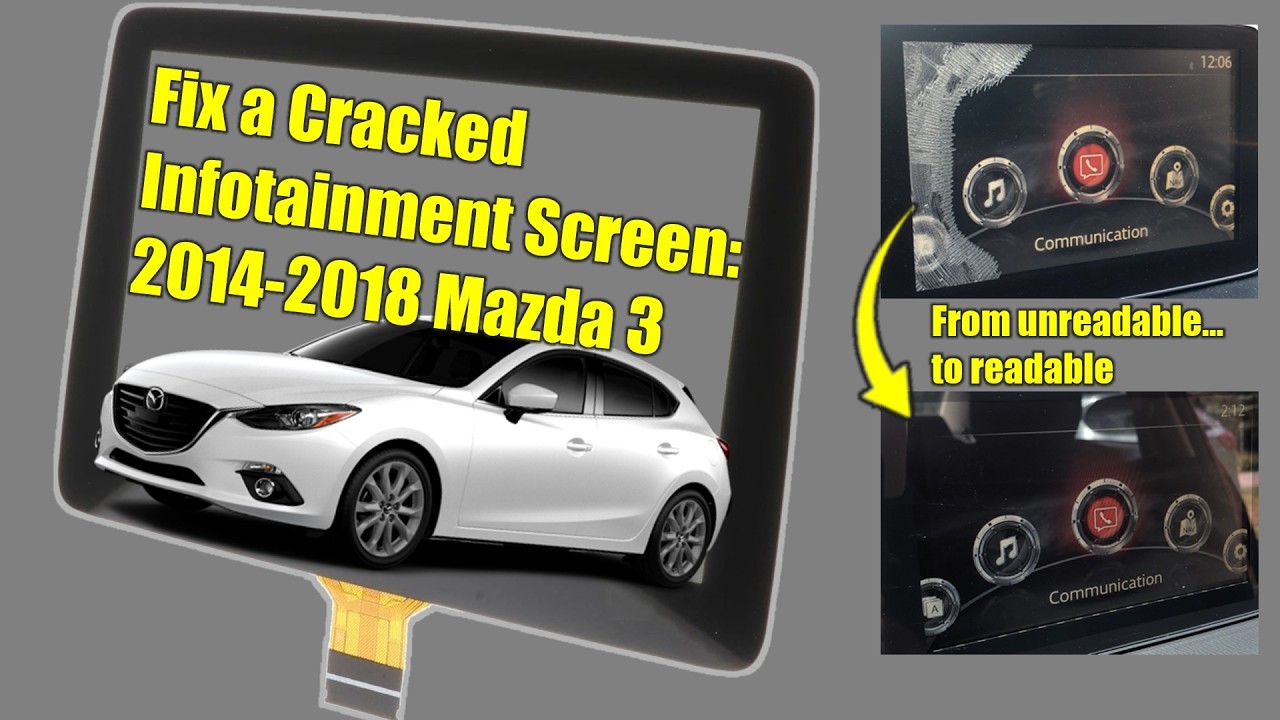 Замена информационно-развлекательного экрана Mazda 3 | 2014-2018