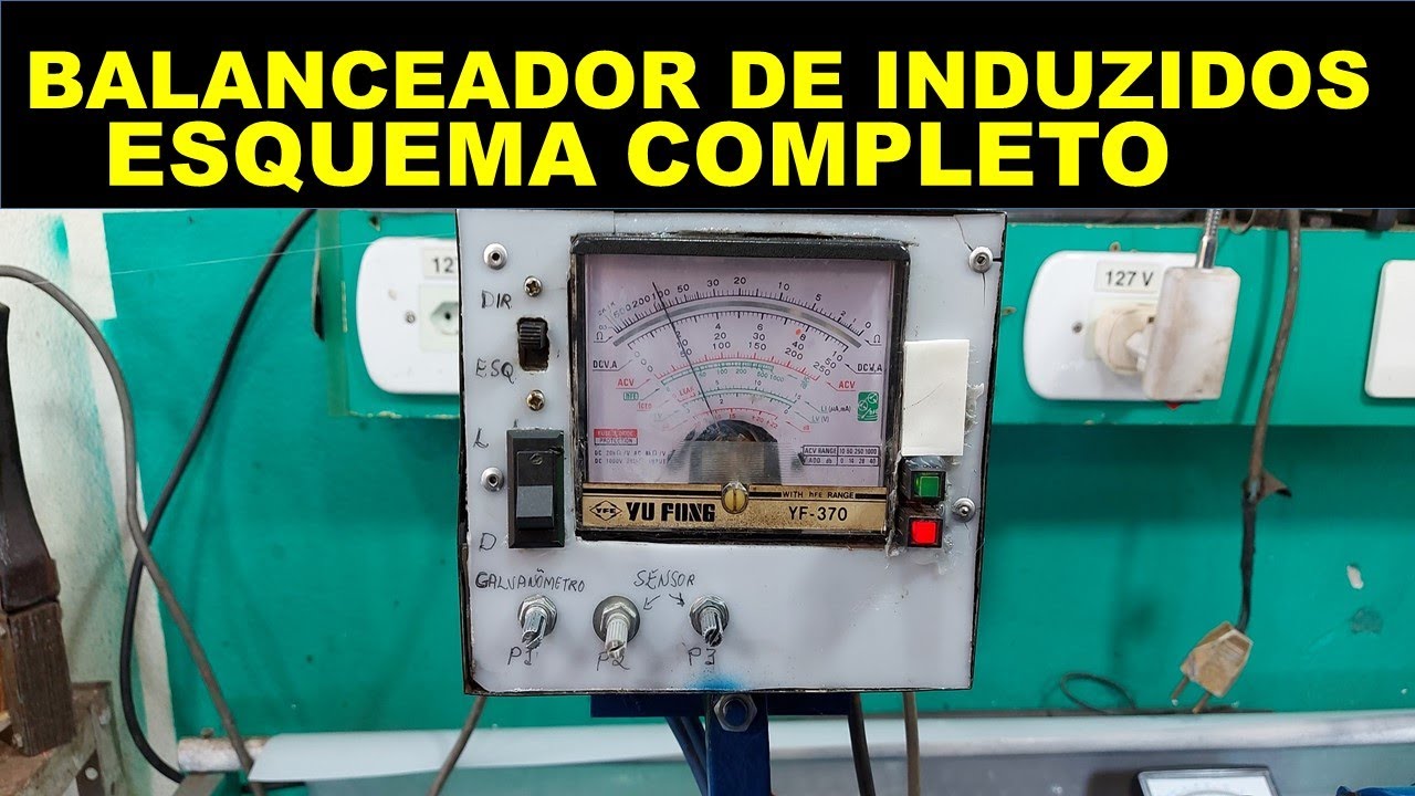 ESQUEMA COMPLETO BALANCEADOR ELETRÔNICO DINÂMICO ARTESANAL PARA IDUZIDOS