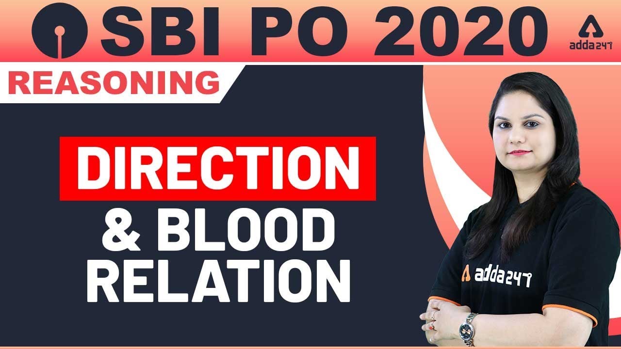 SBI PO 2020 | Reasoning |  Direction & Blood Relation