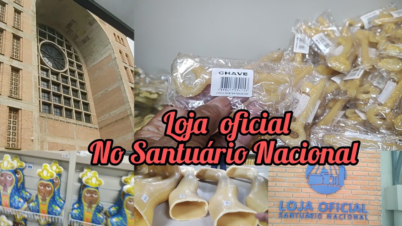 Basílica Nacional e sua loja oficial de velas e lembrancinhas #lembracinhas #compras