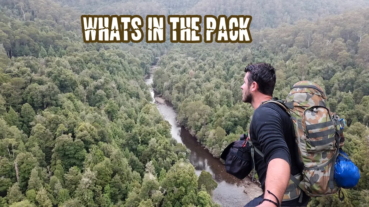 What's in my backpack? / four days hiking in remote western Tasmania the gear to take!!