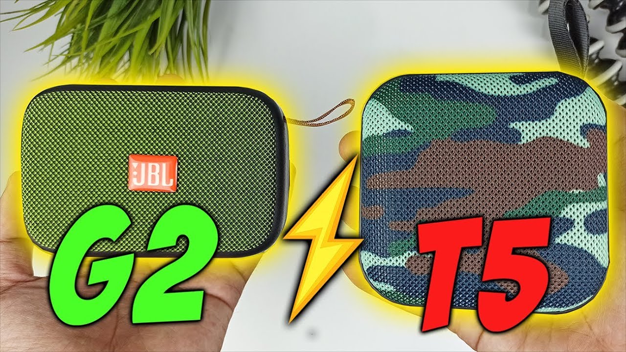 Compare Speaker Bluetooth Portable JBL T5 vs JBL G2