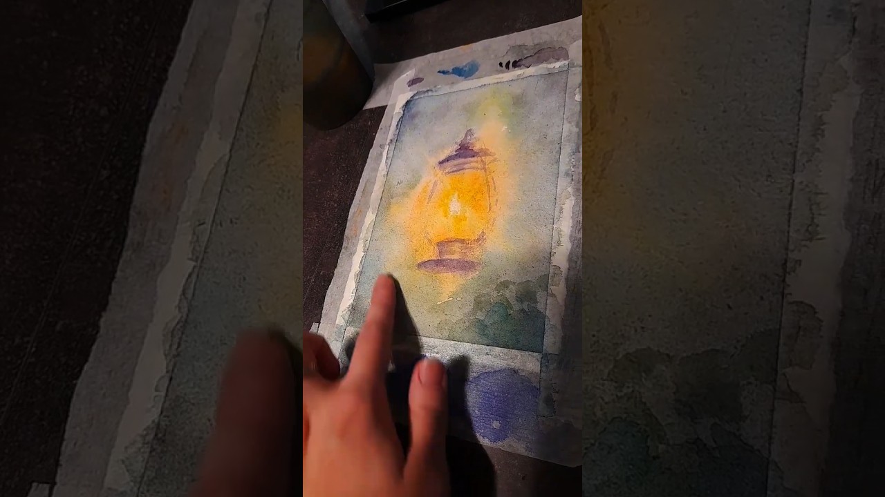Продолжаю осваивать индийскую бумагу 💫 #art #illustration #watercolor #waterdesign #sketch #drawing