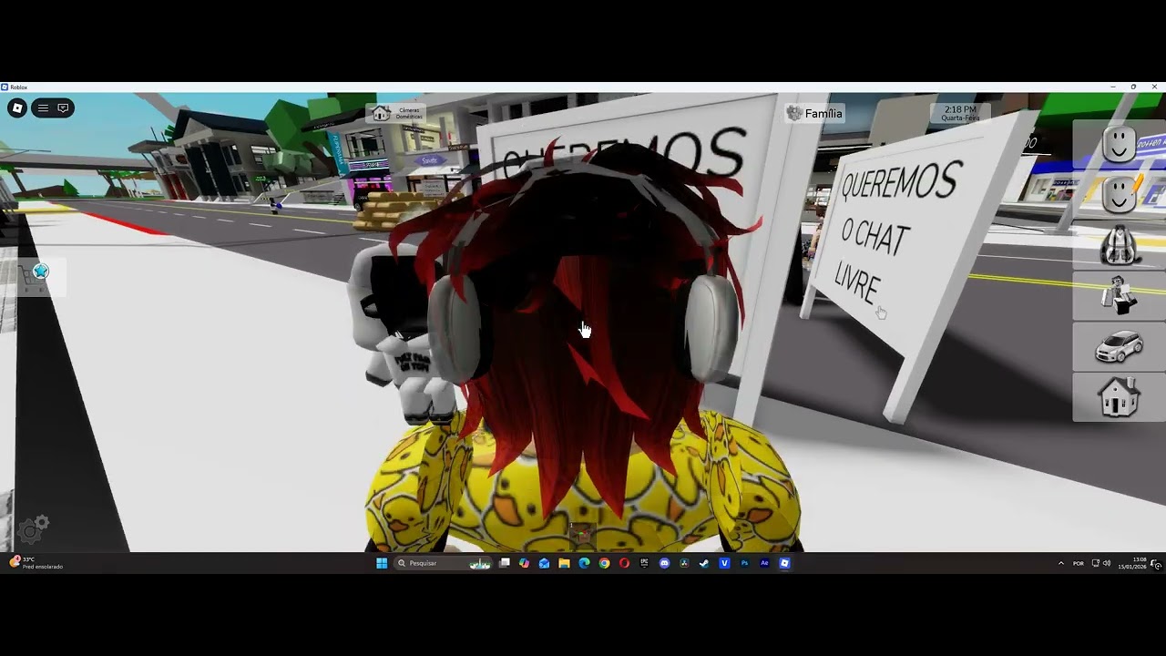 JOGANDO BROOKHAVEN (tá tendo um protesto)