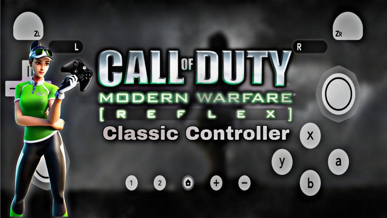 Call Of Duty Modern Warfare Reflex Classic Controller | Classic Controller Setup | COD Wii