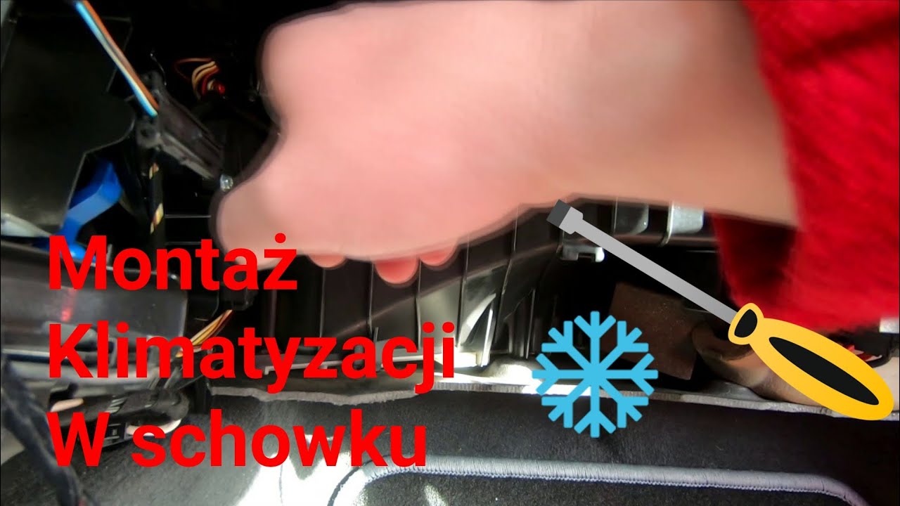 Audi A4/A5/Q5 B8 - Montaż klimatyzowanego schowka/Installation of an airco - DIY
