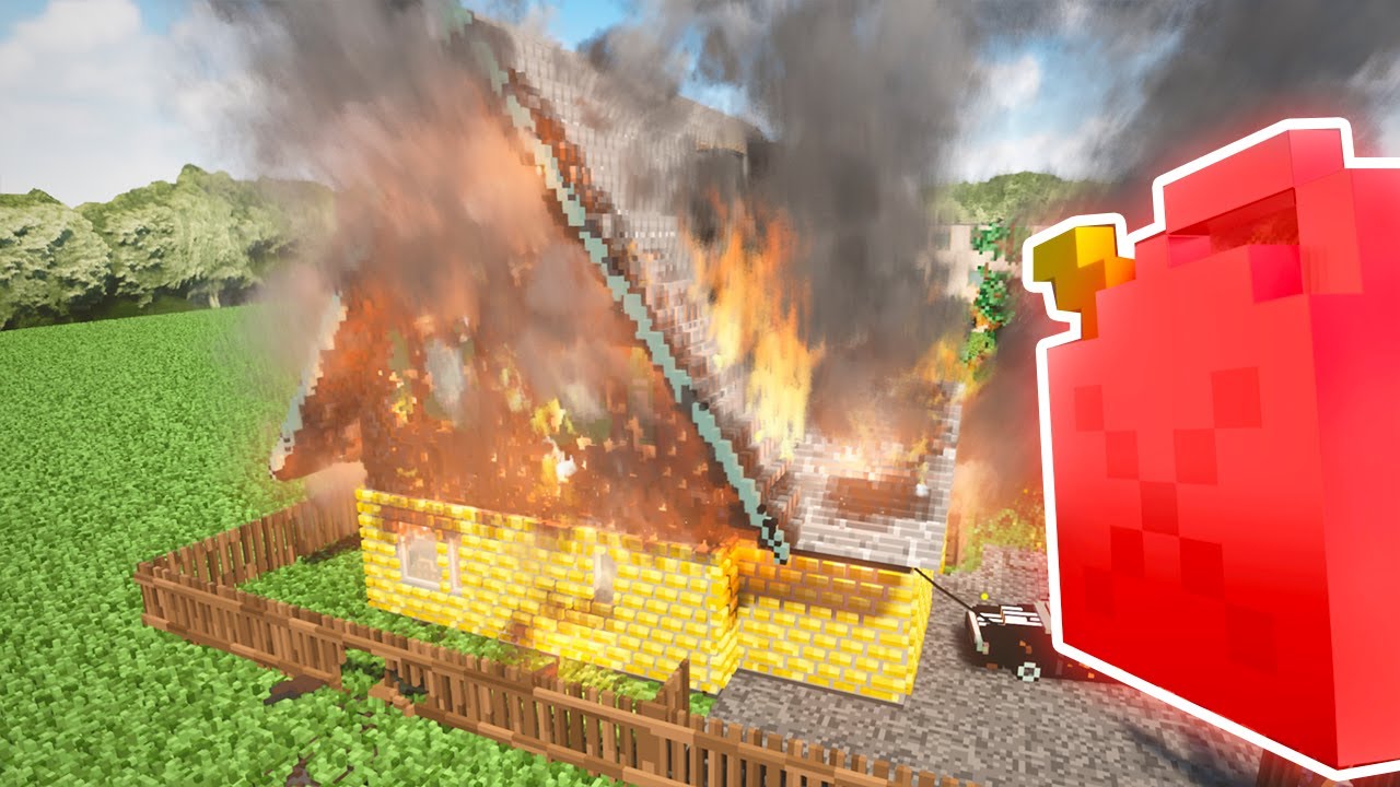 Gas Can vs House | Teardown Fire Physics