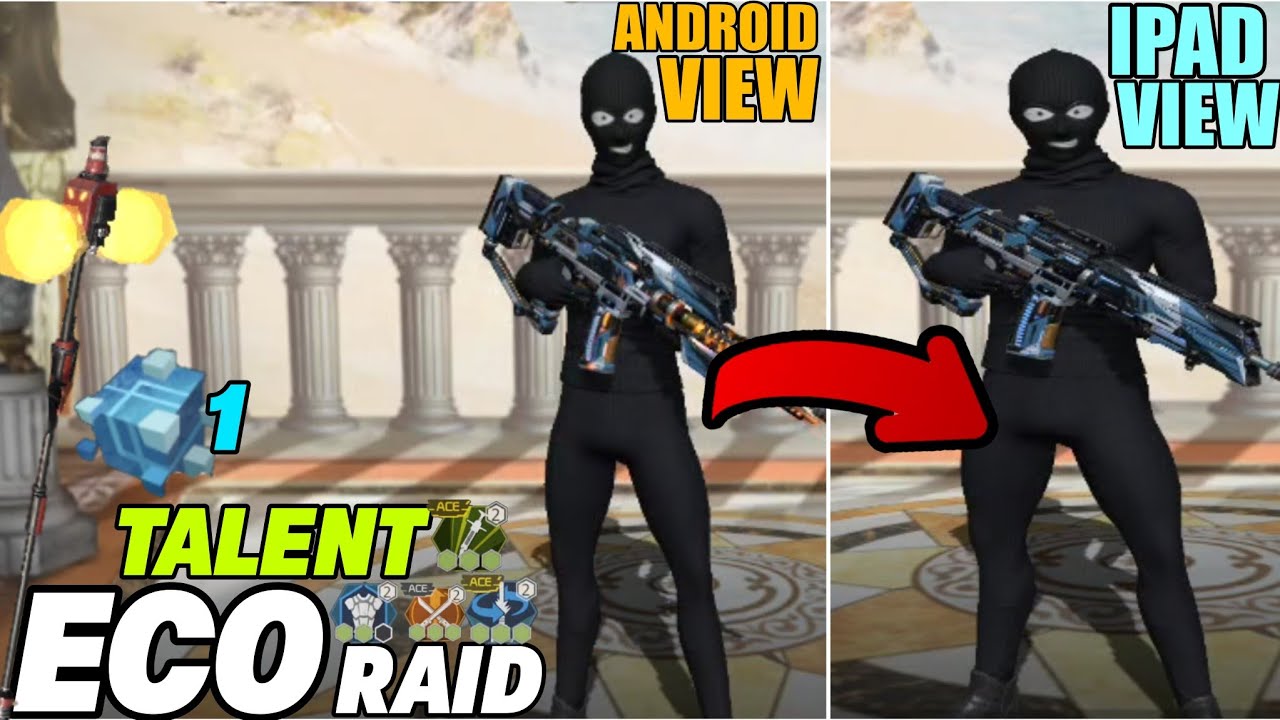 HOW TO ECO RAID NEW TALENT AND HOW TO PLAY WITH IPAD VIEW IN ANDROID | LAST ISLAND OF SURVIVAL 
