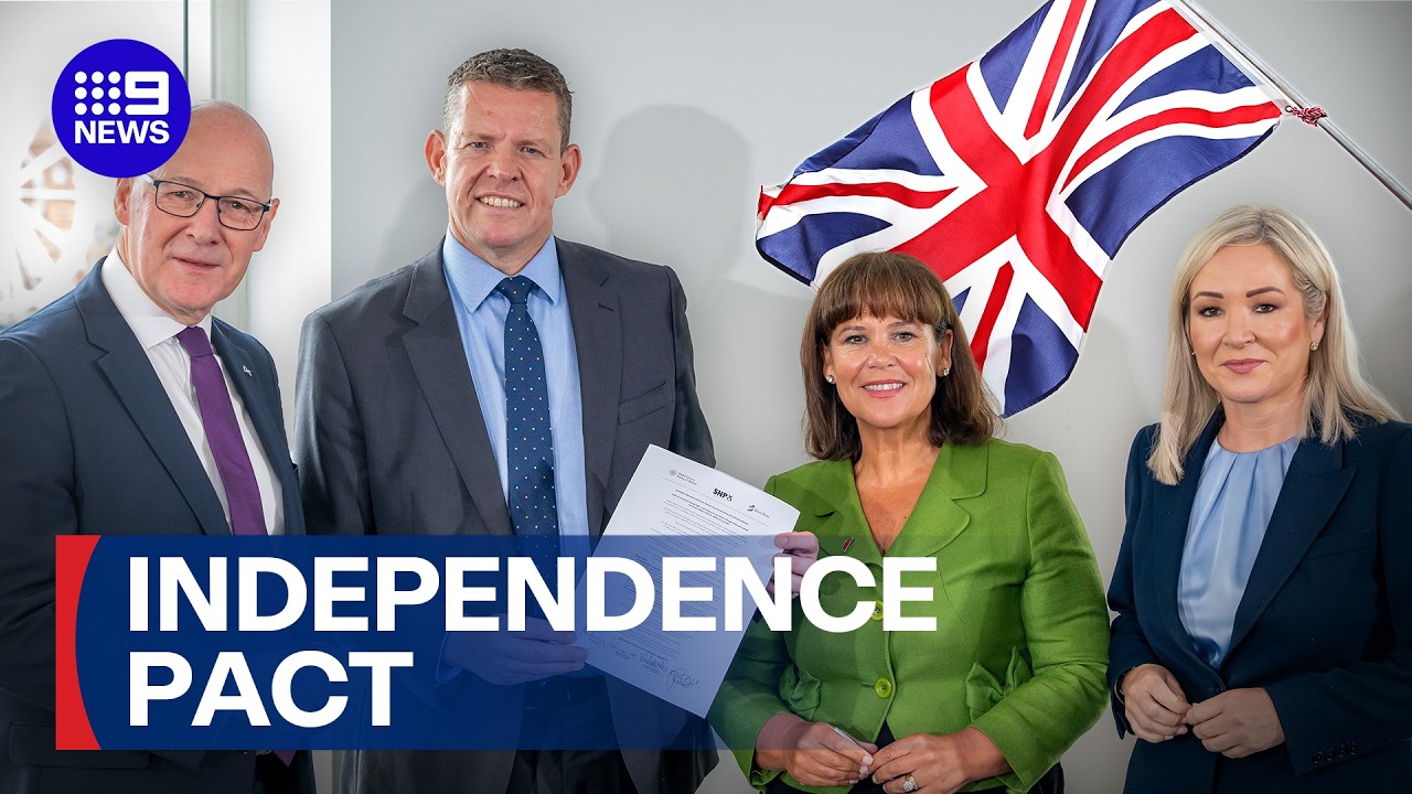Celtic nations push to leave the UK | 9 News Australia