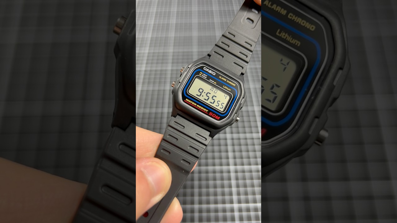 Rel&oacute;gio Casio W-59-1VQ Alarme Cron&ocirc;metro