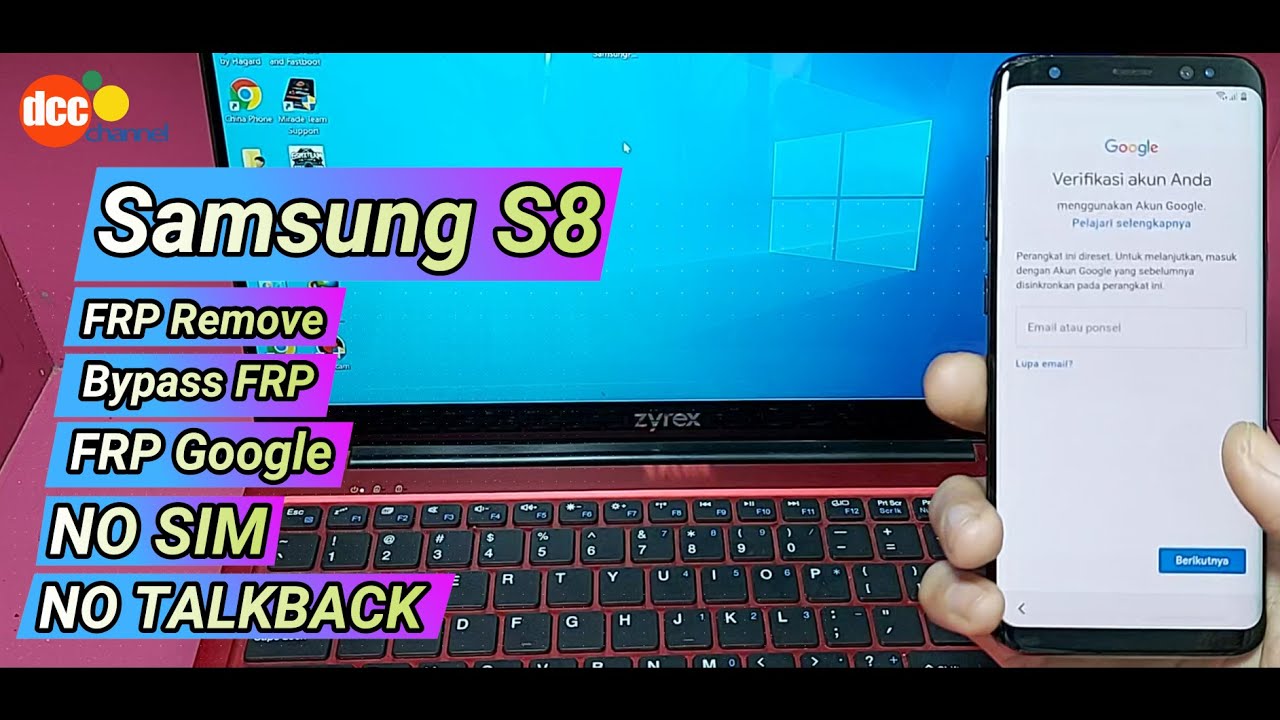 Samsung Galaxy S8 / SM-G950F lupa akun google, Remove FRP Lock Google, Bypass Frp Patch Terbaru