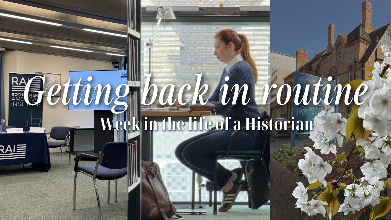 phd week in my life  🌸📝 history conference @Oxford, London influencer events, matcha, and books