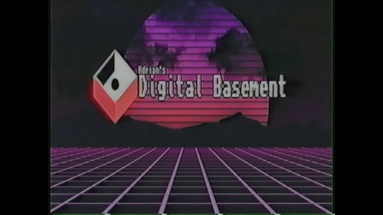Adrian's Digital Basement Intro Re-VHS'ed