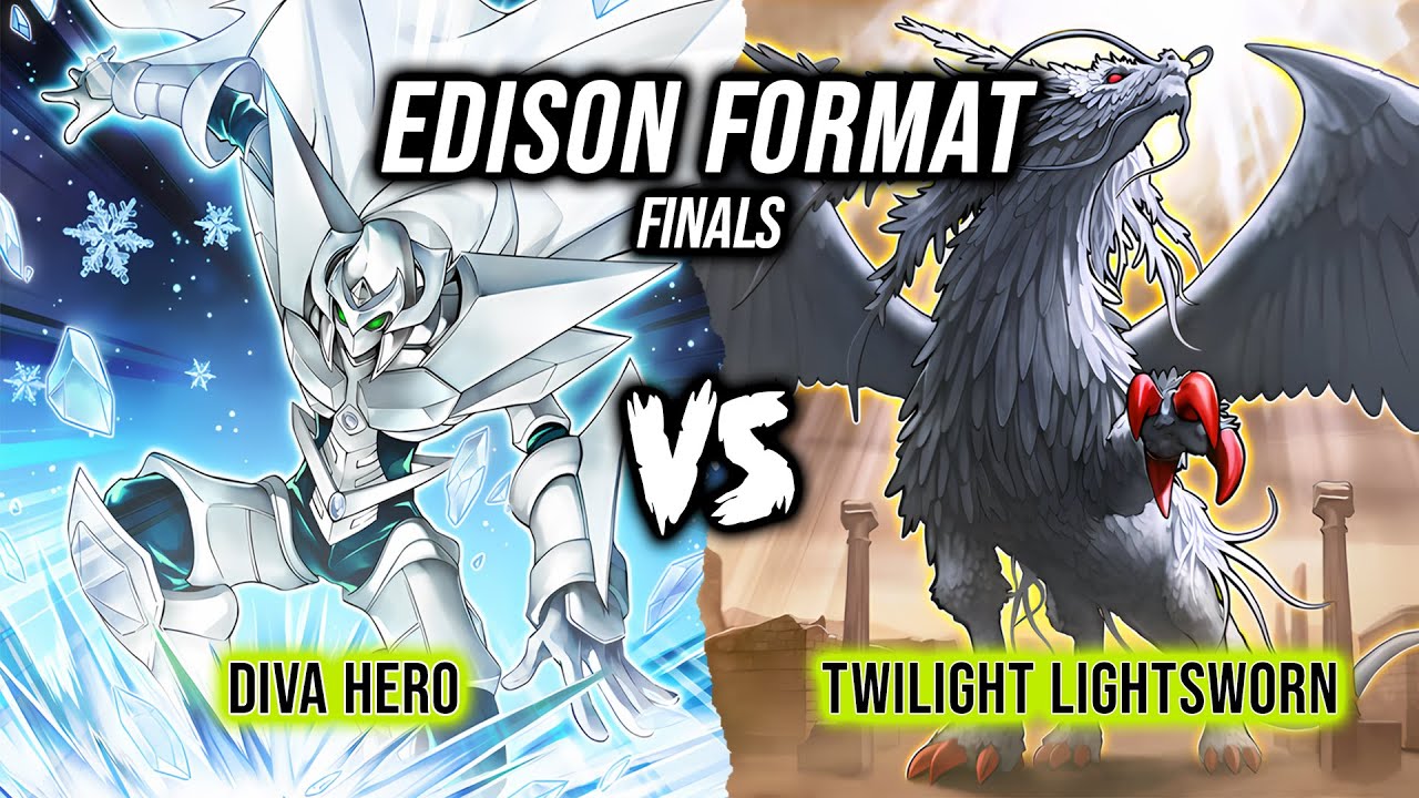 Yu-Gi-Oh! Edison Format Finals: Diva Hero Vs Twilight Lightsworn