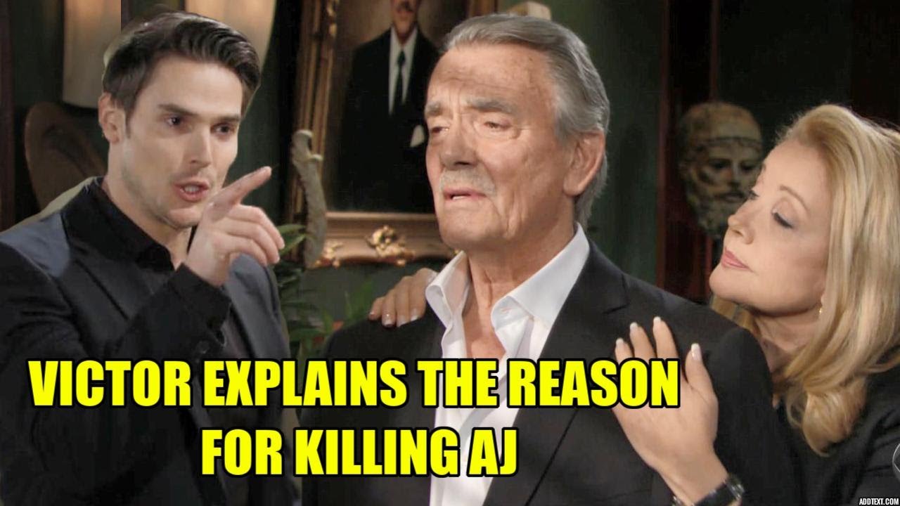 Y&R Spoilers 4/3/2020 Victor explains the reason for killing AJ to Nikki, Adam secretly recorded it