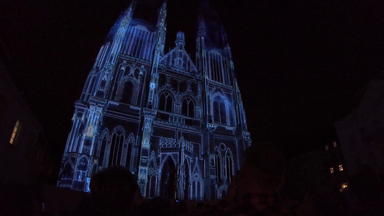 Regensburger Dom Illumination / Lichtshow - La cathédrale magique - Teil 1