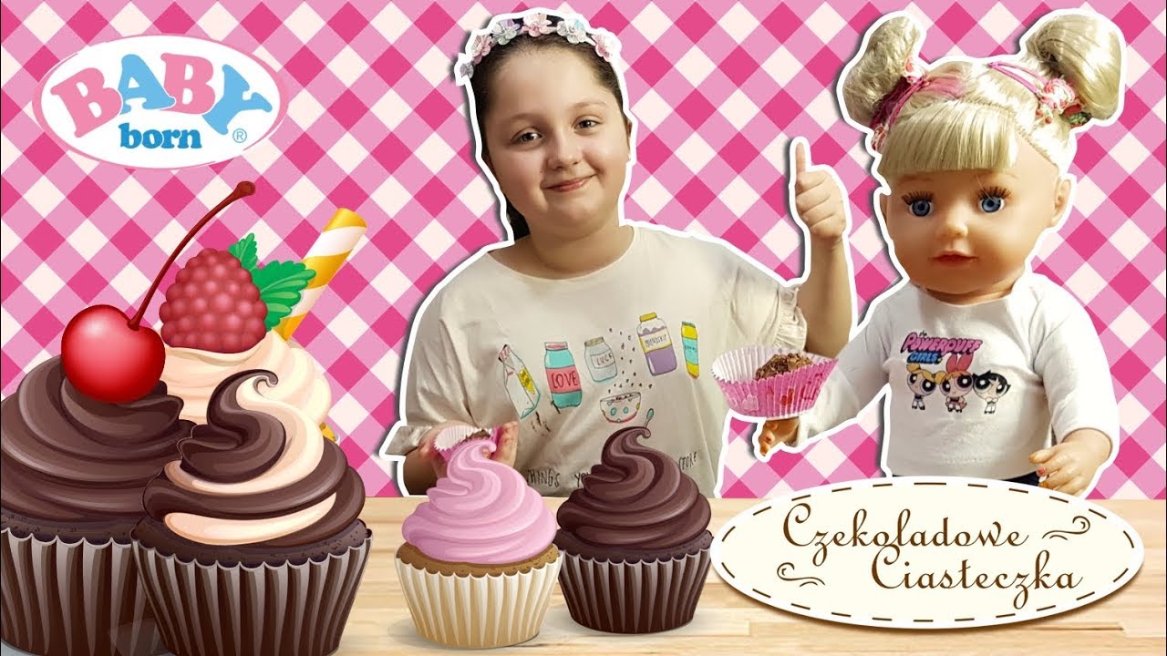 👶🏽 BABY BORN 🍪 ROBIMY CZEKOLADOWE CIASTECZKA Z KOKOSEM 🥥